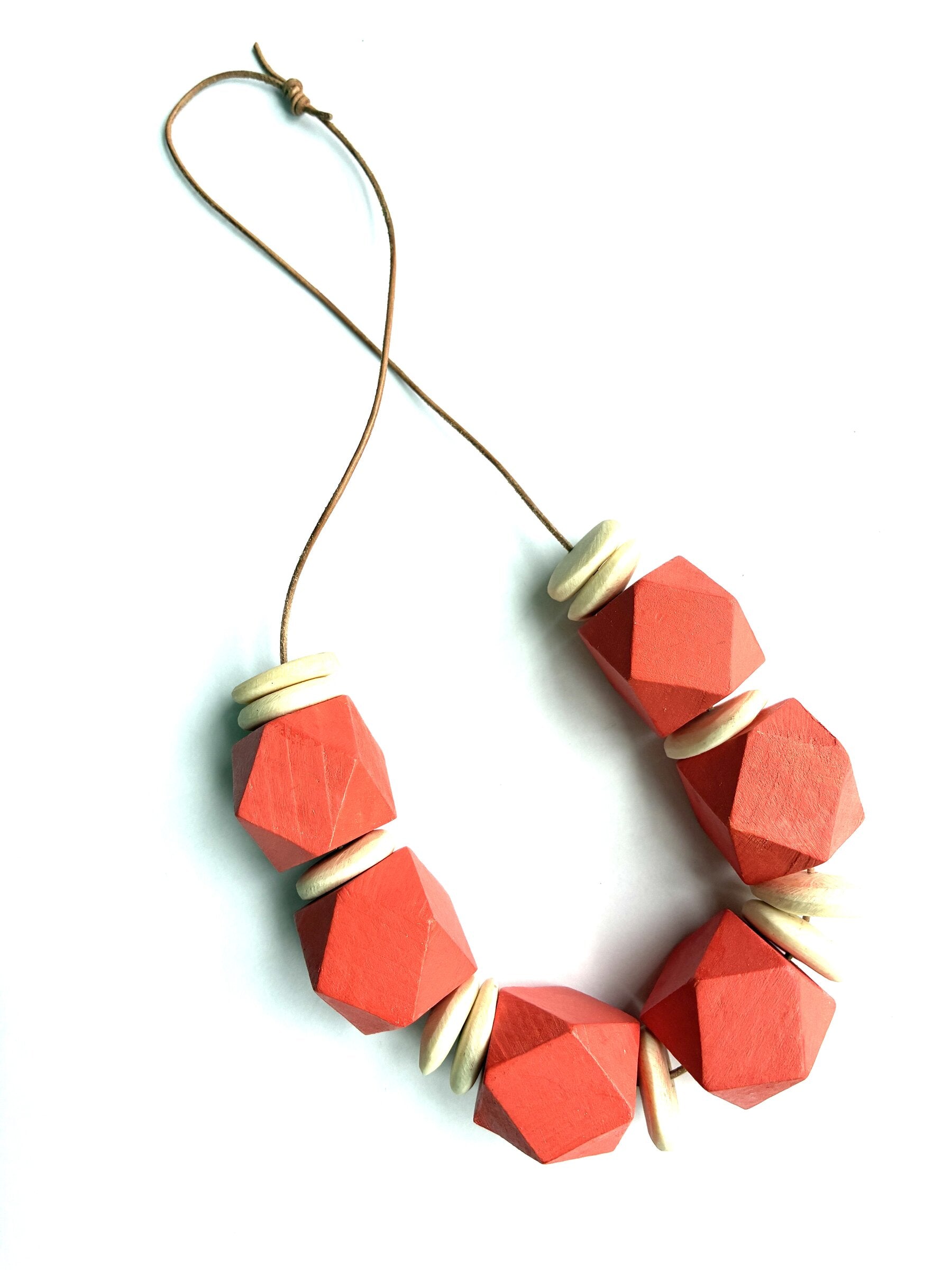 Faceted Bead Necklace