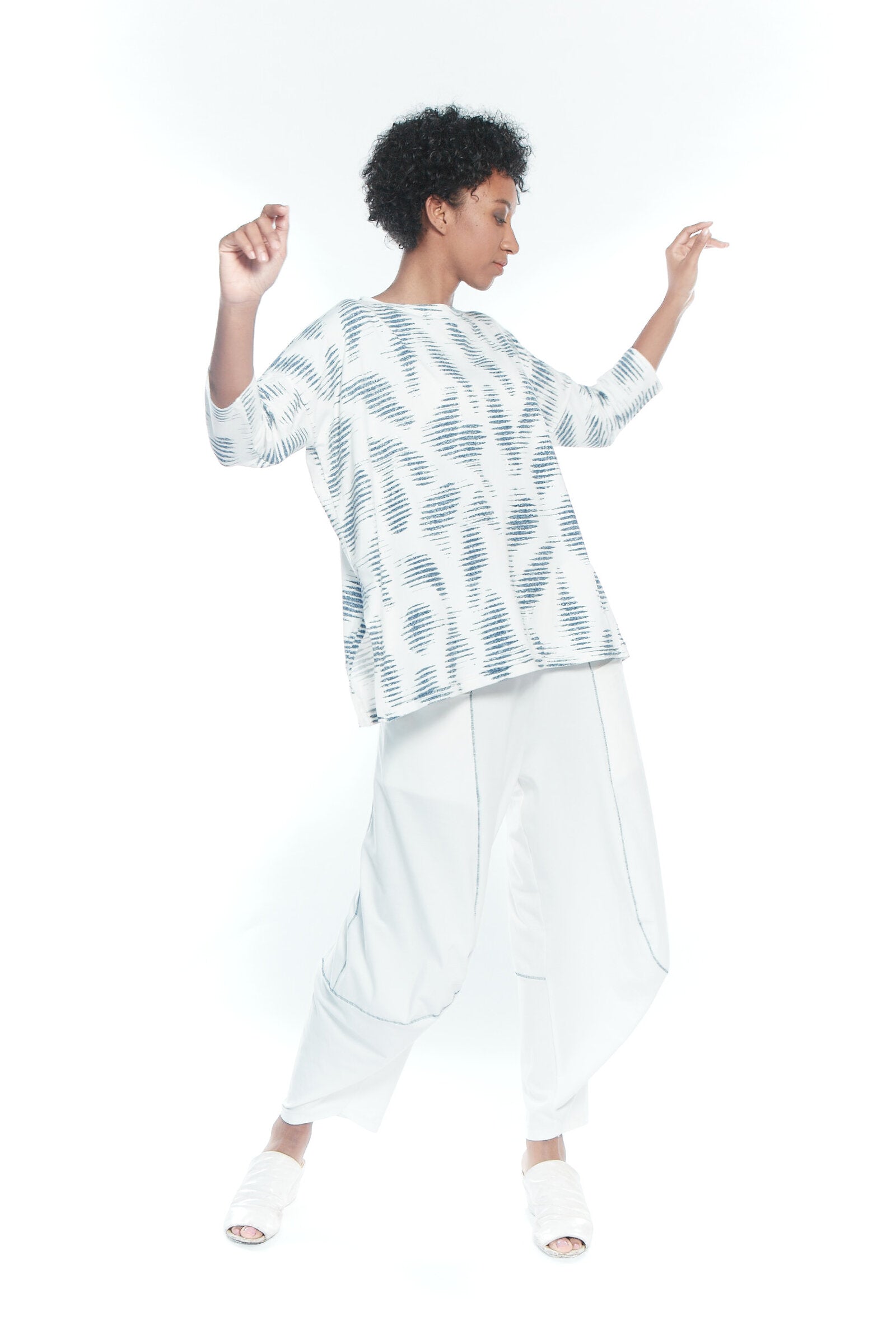 Ivory Lotus Print