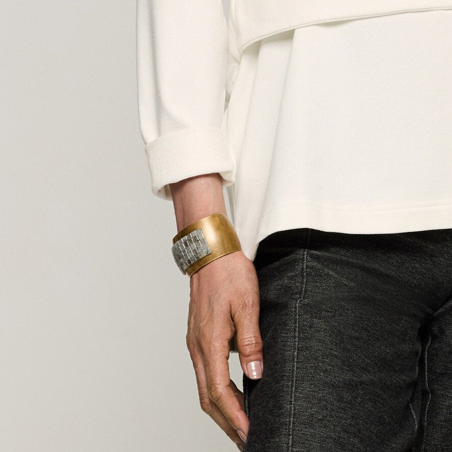 Labradorite Mosaic Cuff