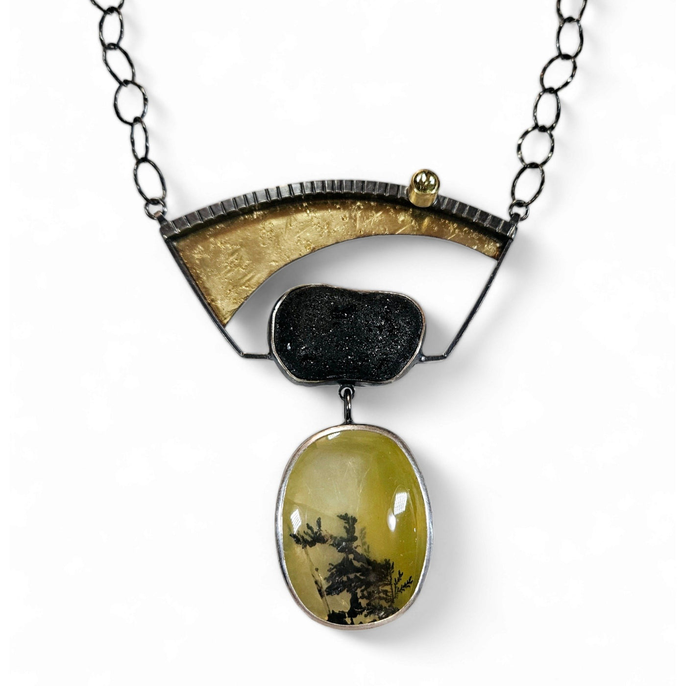 Dendritic Dangle Necklace