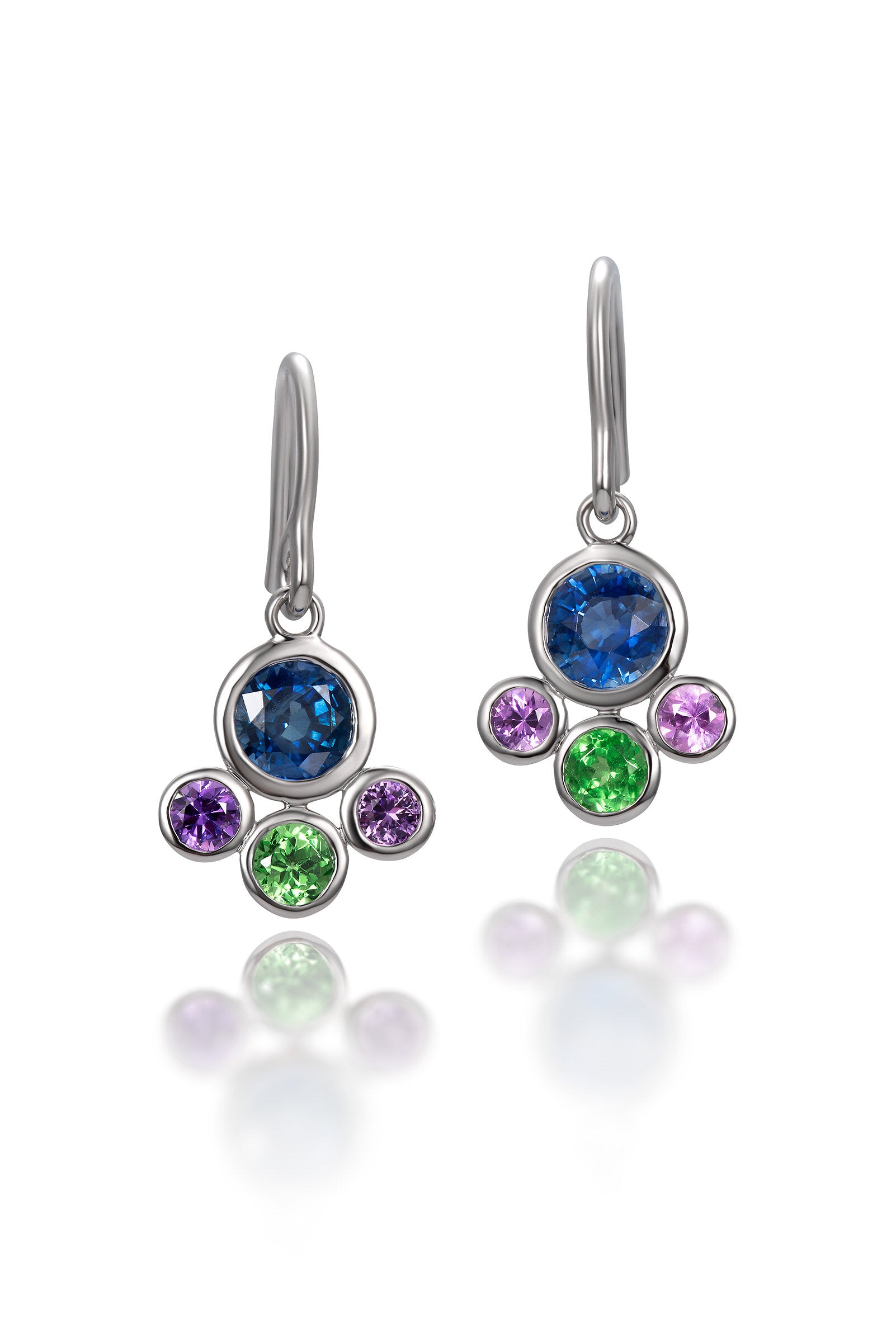 Mini Sapphire Drop Earrings