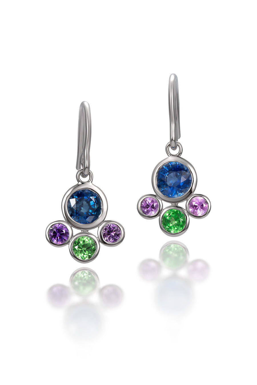 Mini Sapphire Drop Earrings