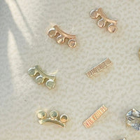 rose gold (top) and yellow gold (bottom)
