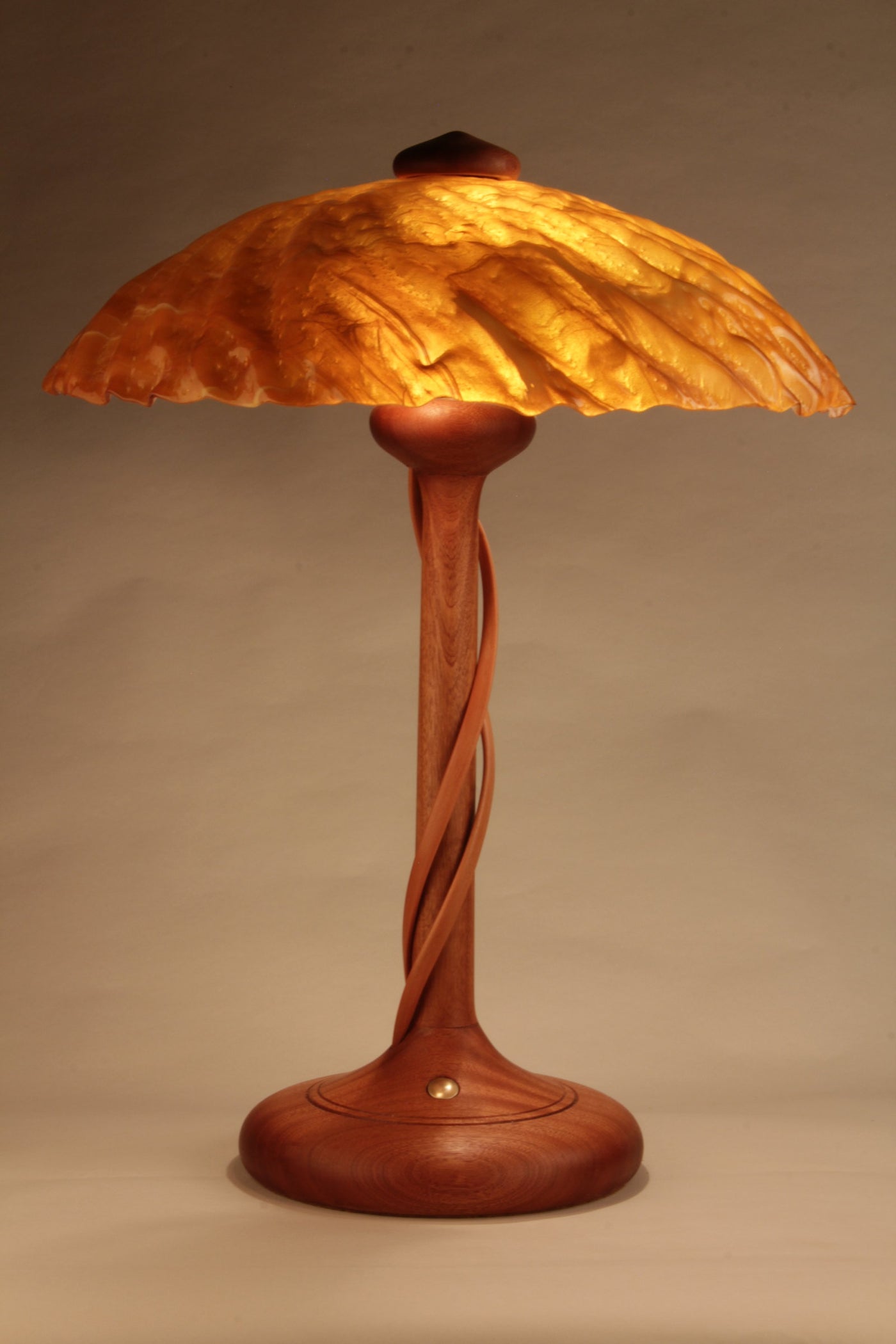 Dark Amber Sunburst Shade 