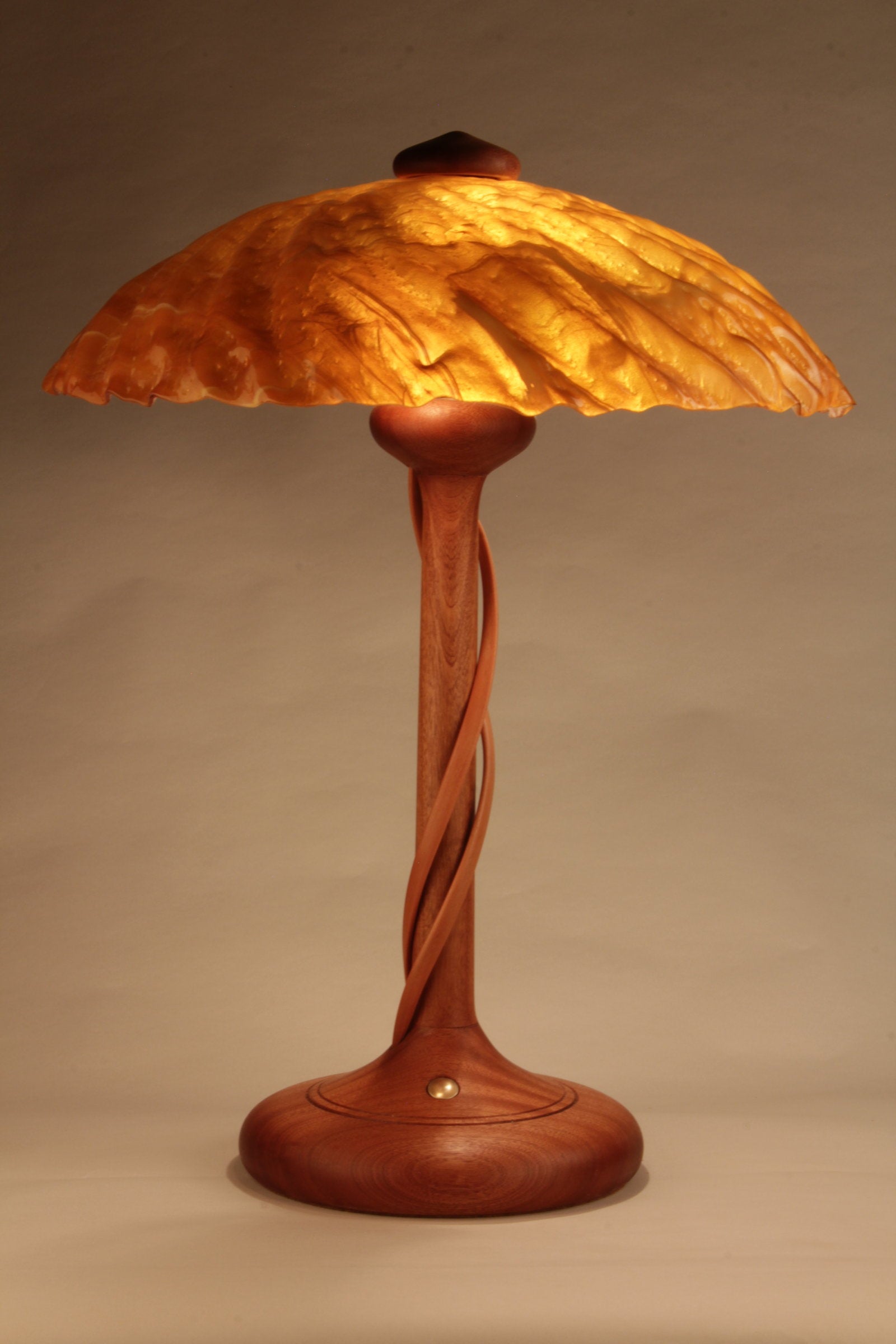 Dark Amber Sunburst Shade 