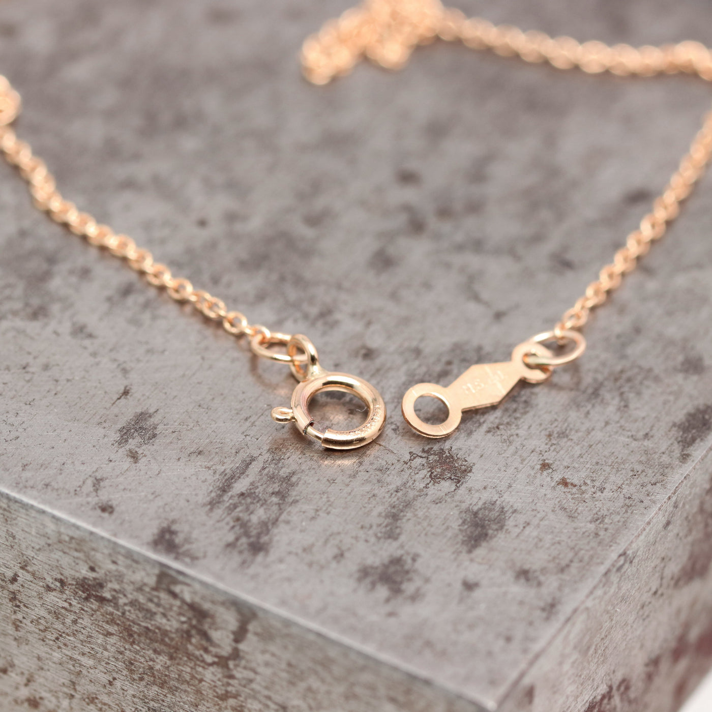 Stacked Rose Cut Diamond Pendant in Rose Gold