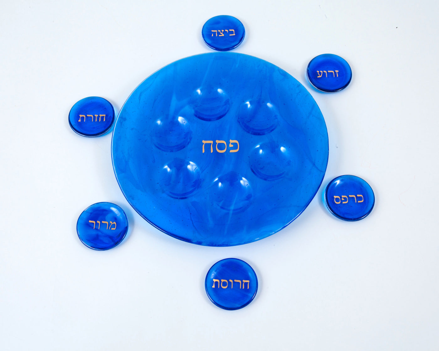 Sapphire Seder Plate