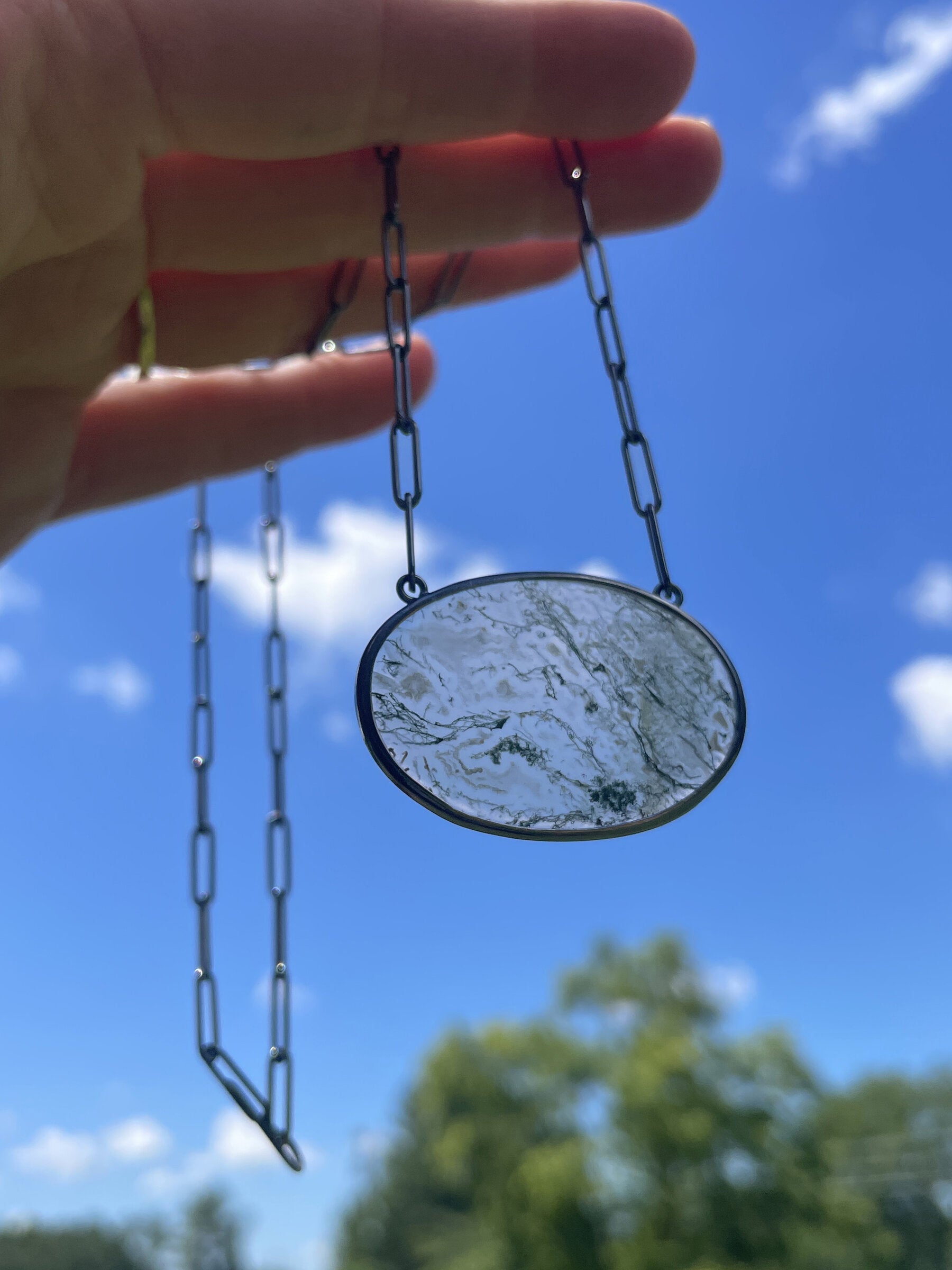 Moss Agate Pendant