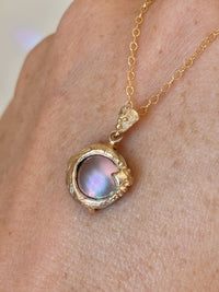 Moon's Daughter Pearl Pendant