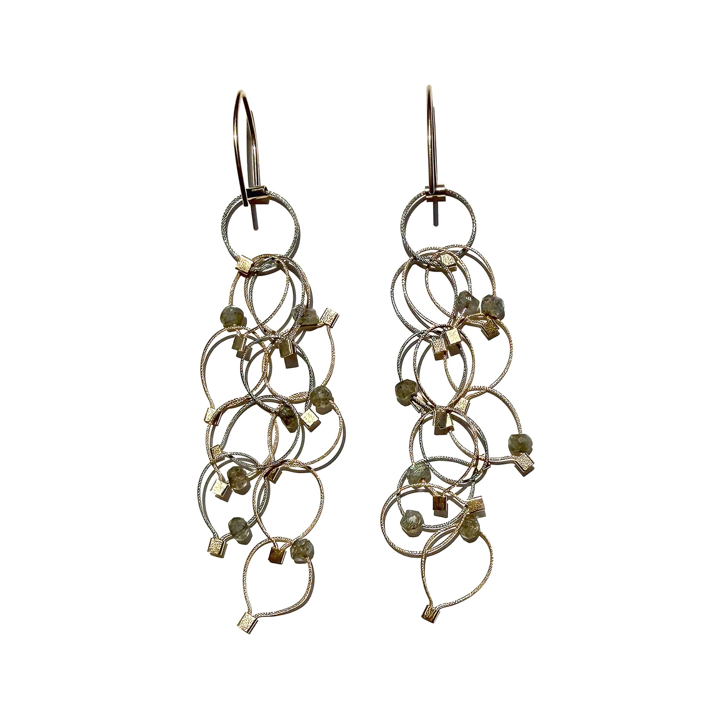 Labradorite & Steel/Gold