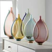 left to right: tall tea, short straw, tall sage, short mist, short aubergine