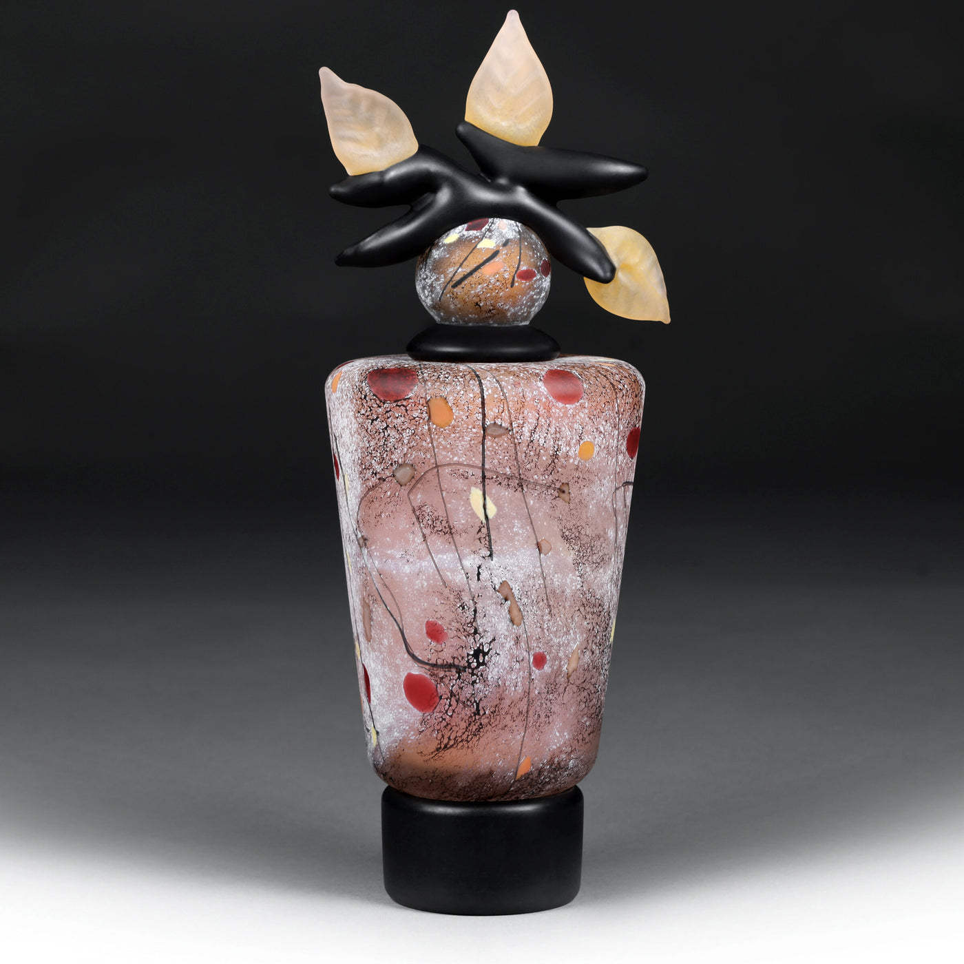 Autumn Rose Tall Tapered Cylinder