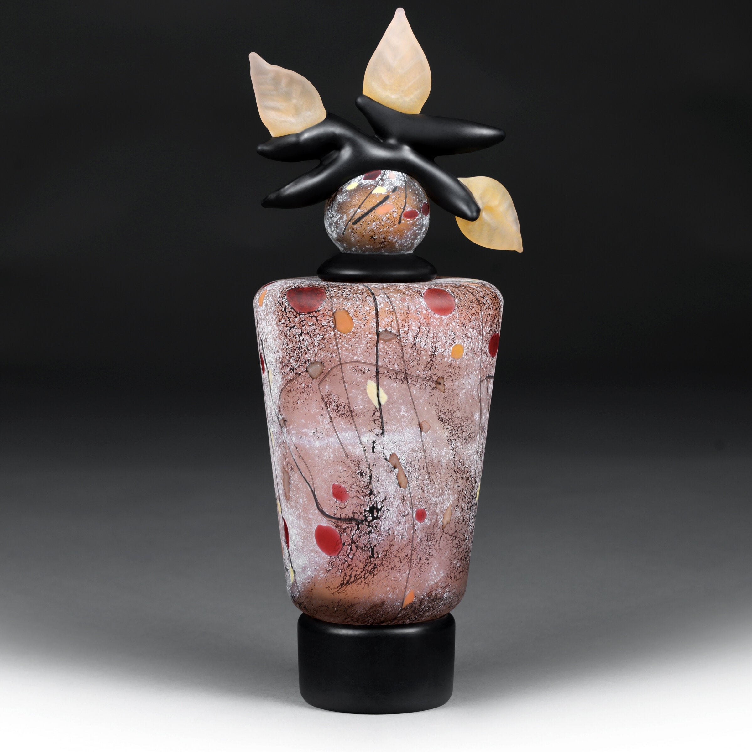 Autumn Rose Tall Tapered Cylinder
