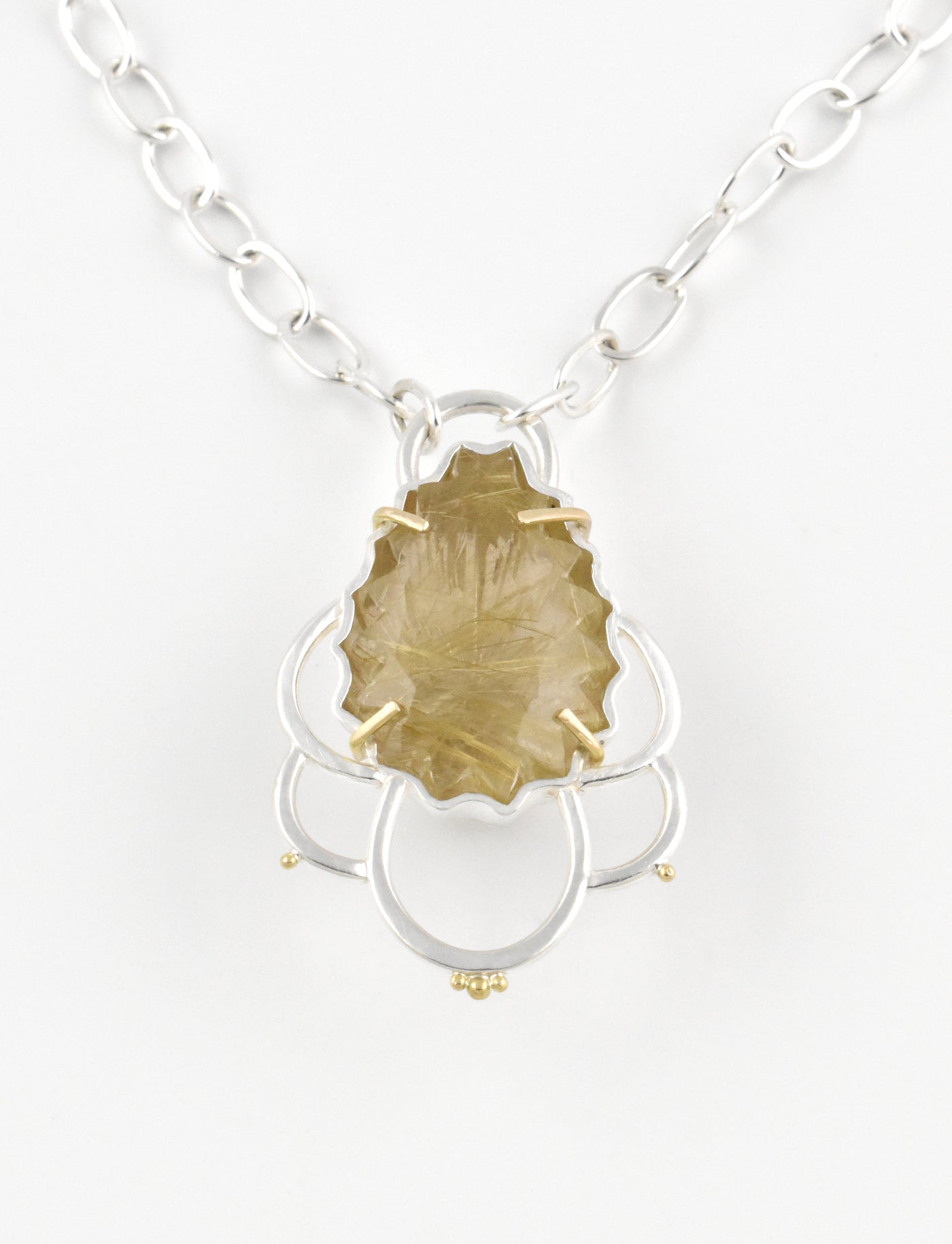 Rutilated Quartz Necklace #2