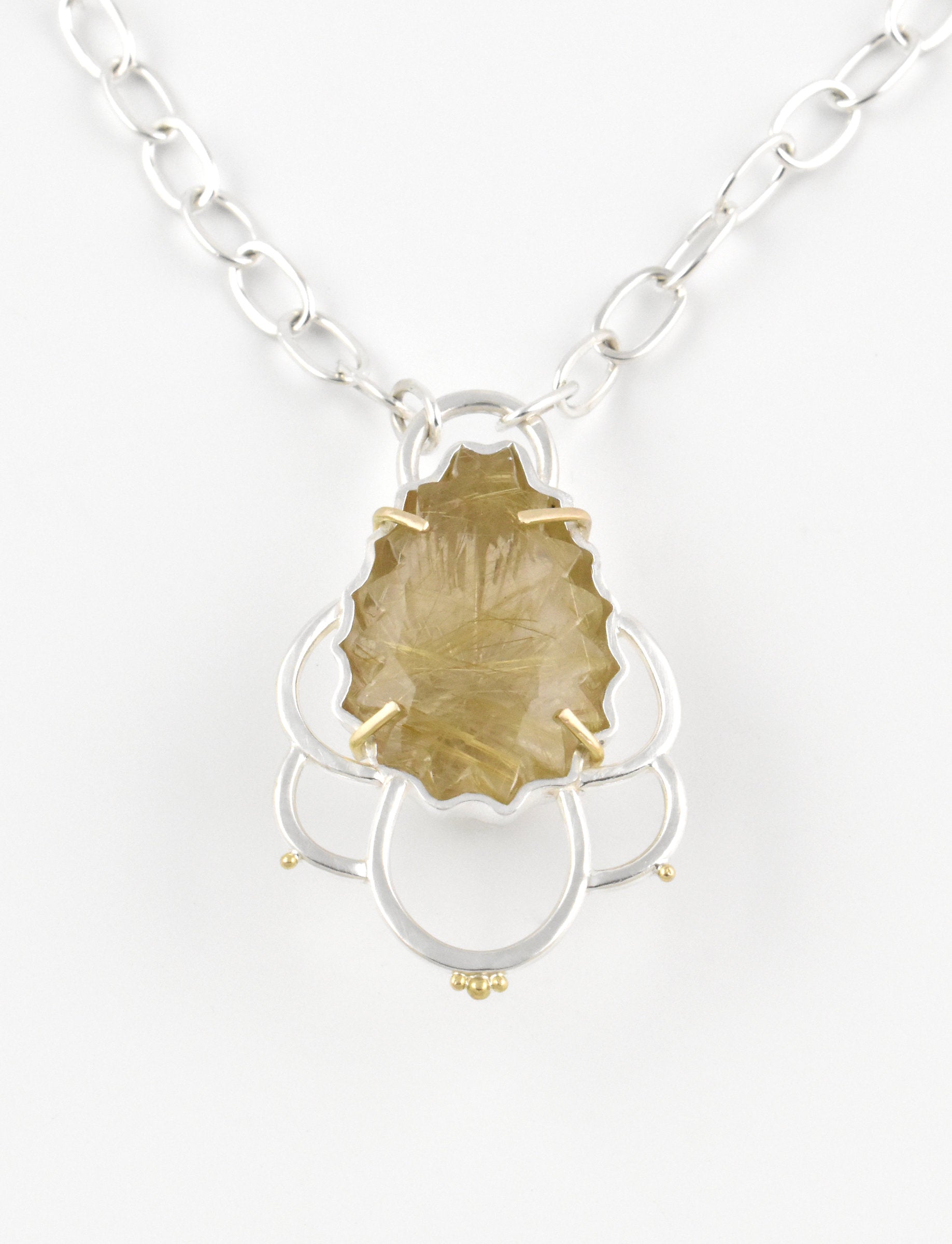 Rutilated Quartz Necklace #2