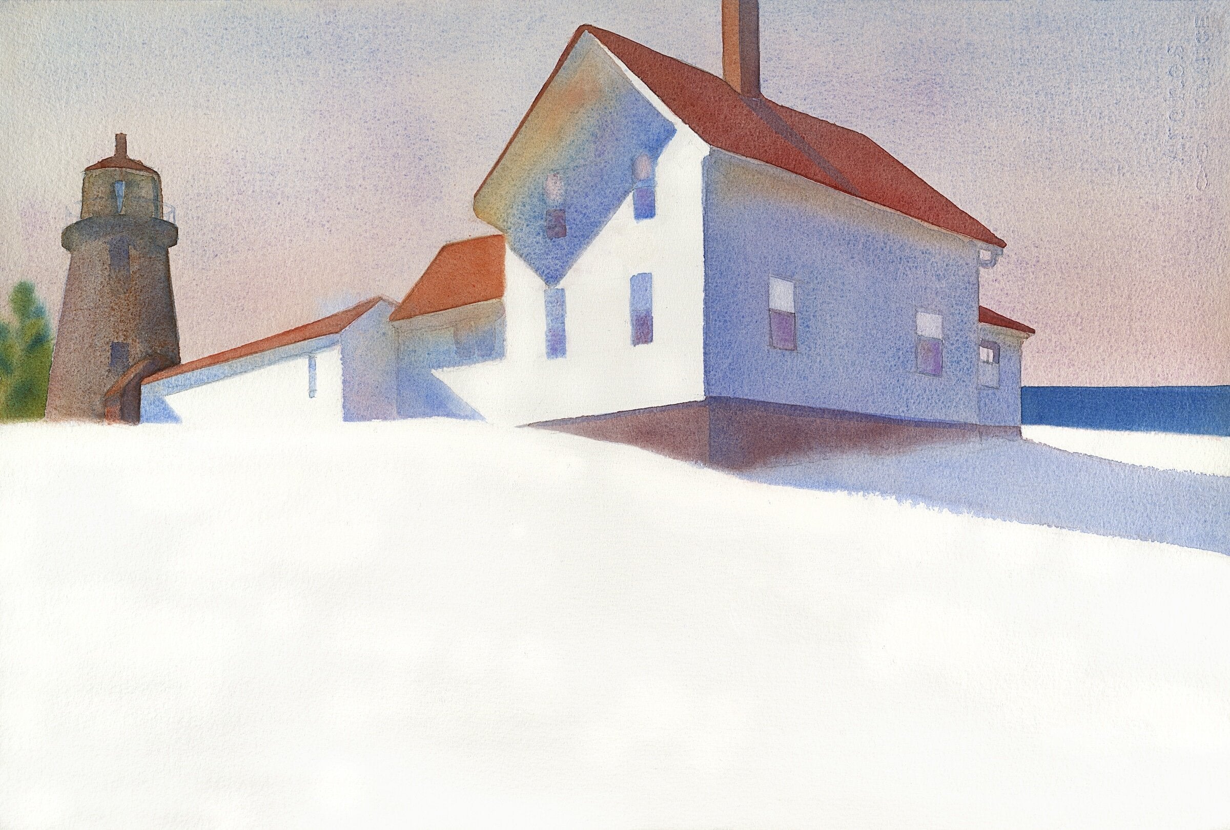Lighthouse in Winter