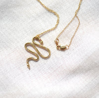 Snake Amulet Diamond Necklace