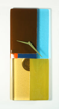 William Art Glass Pendulum Clock