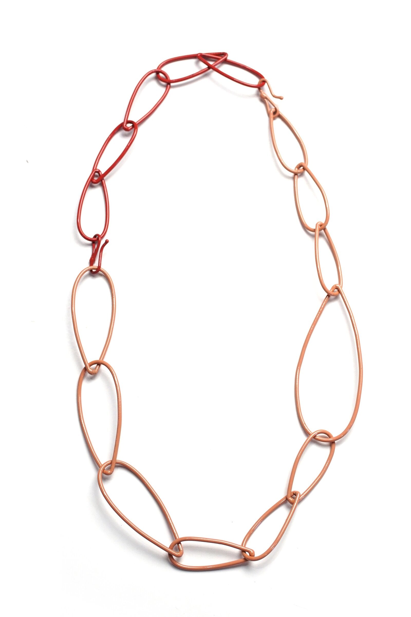 Dusty Rose & Coral Red