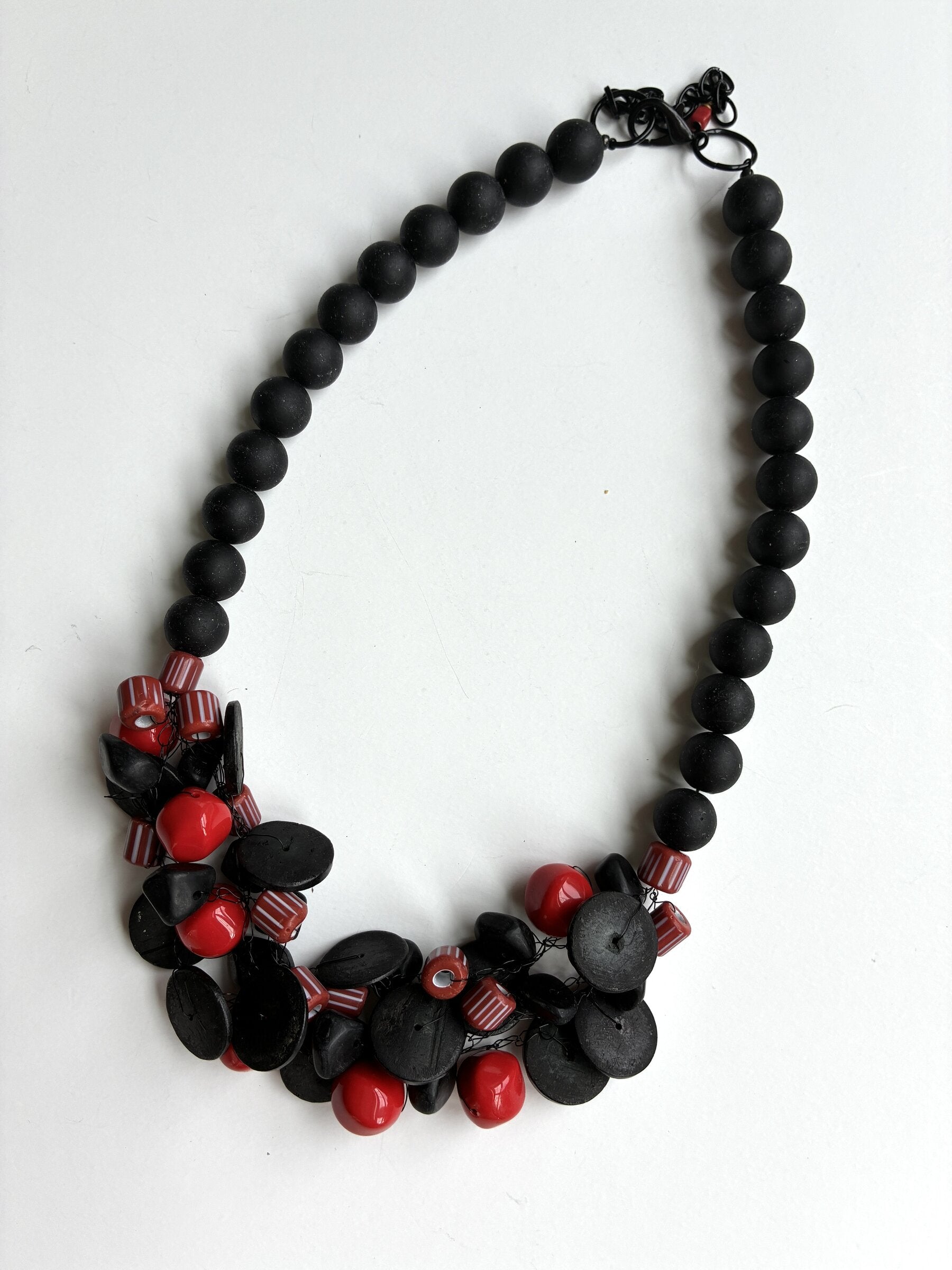 Classic Red & Black Necklace