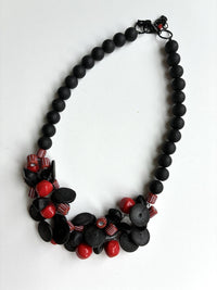 Classic Red & Black Necklace
