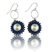 Crystal & Blue/Black Beads