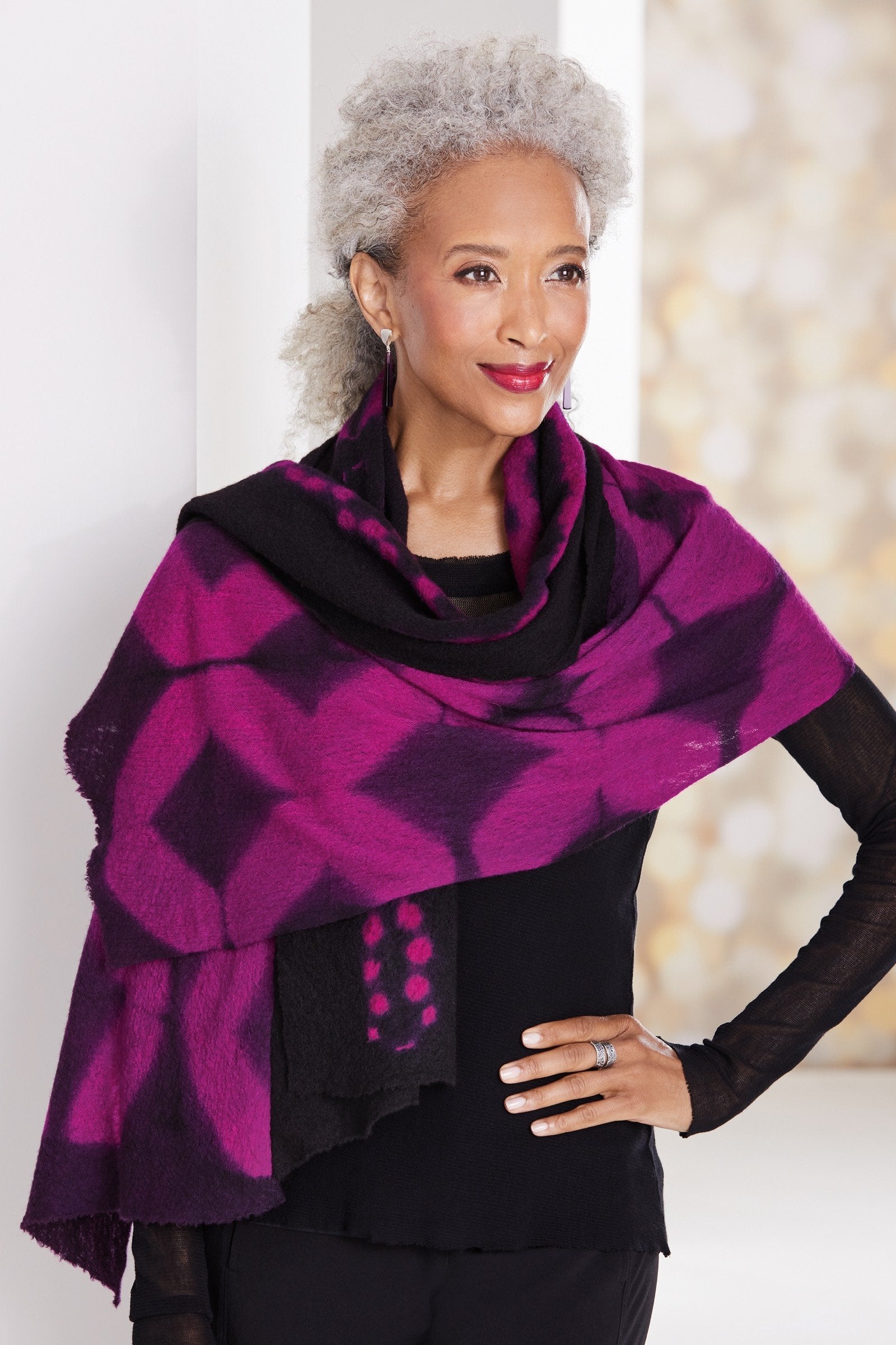 Magenta/Black/Plum