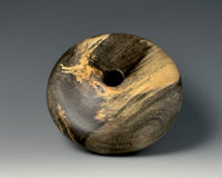 Hollow Form Turned from Buckeye Burl
