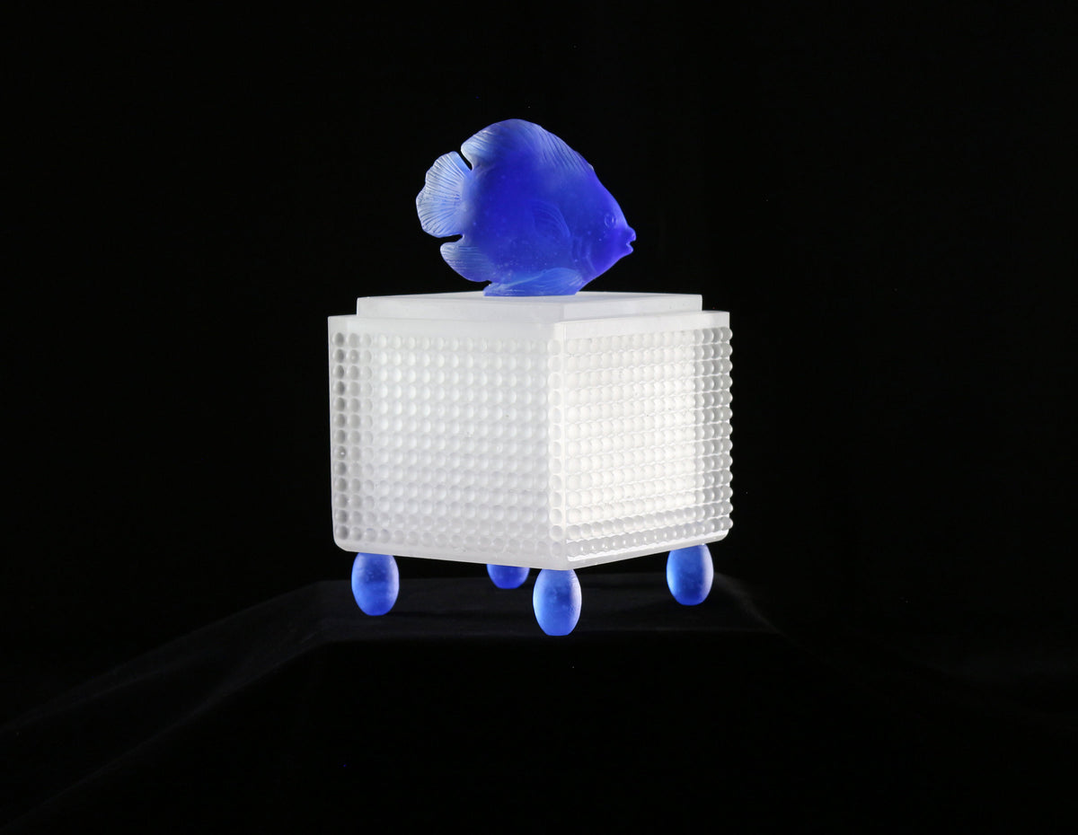 White/Cobalt