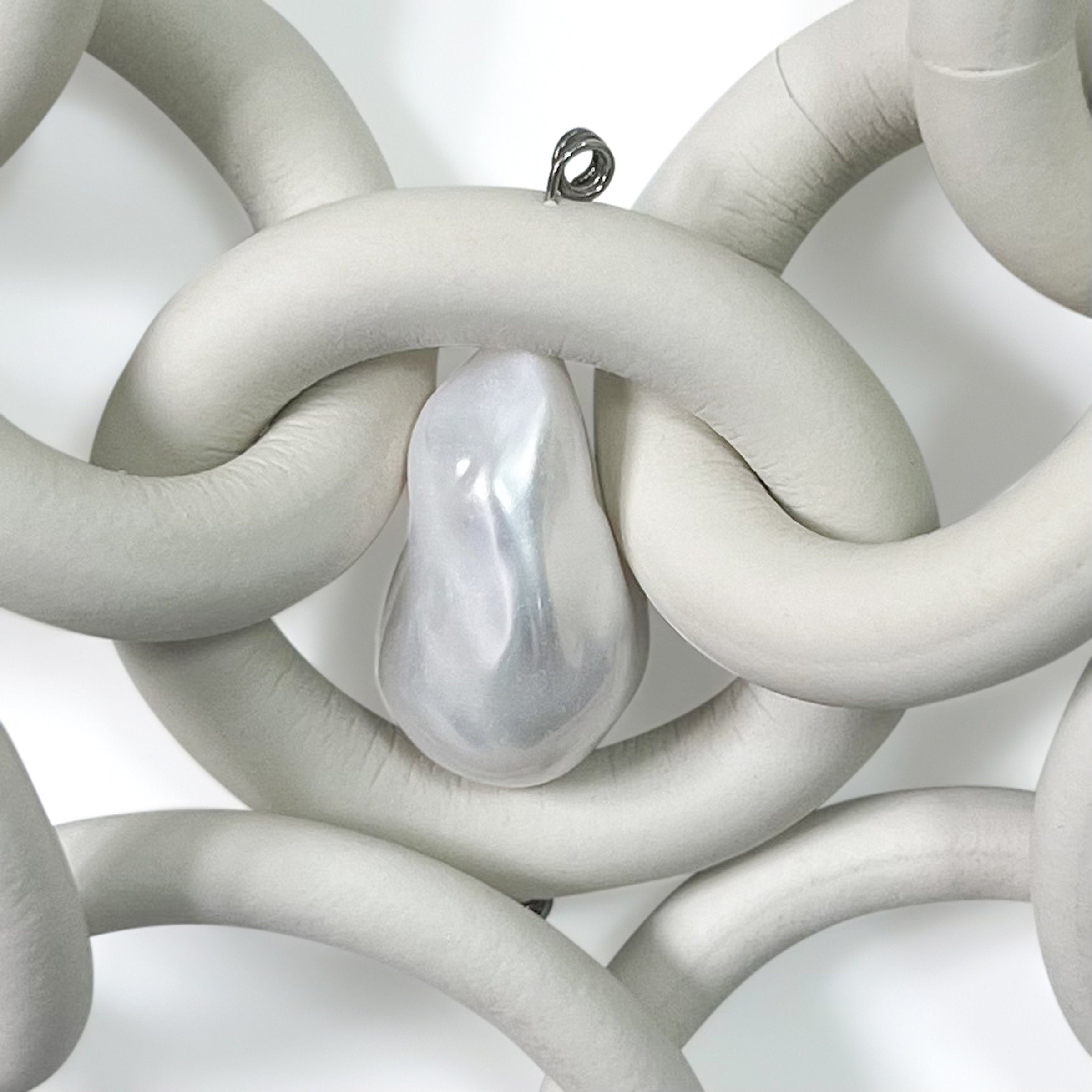 white baroque pearls