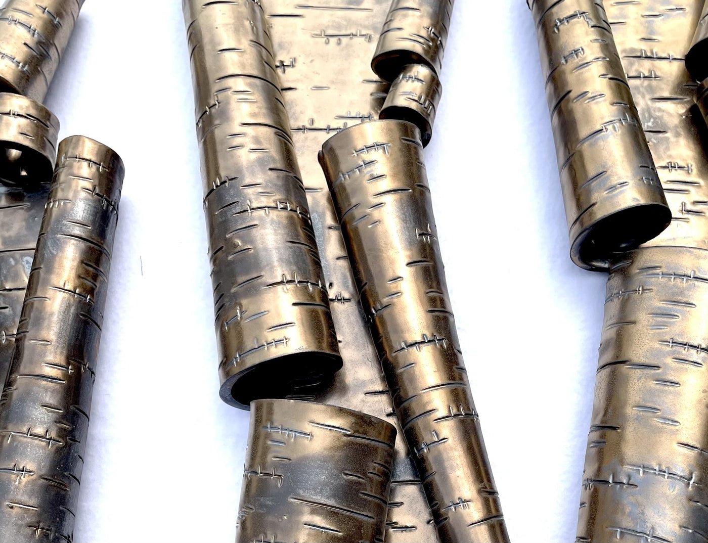 Petite Scrolls in Bronze