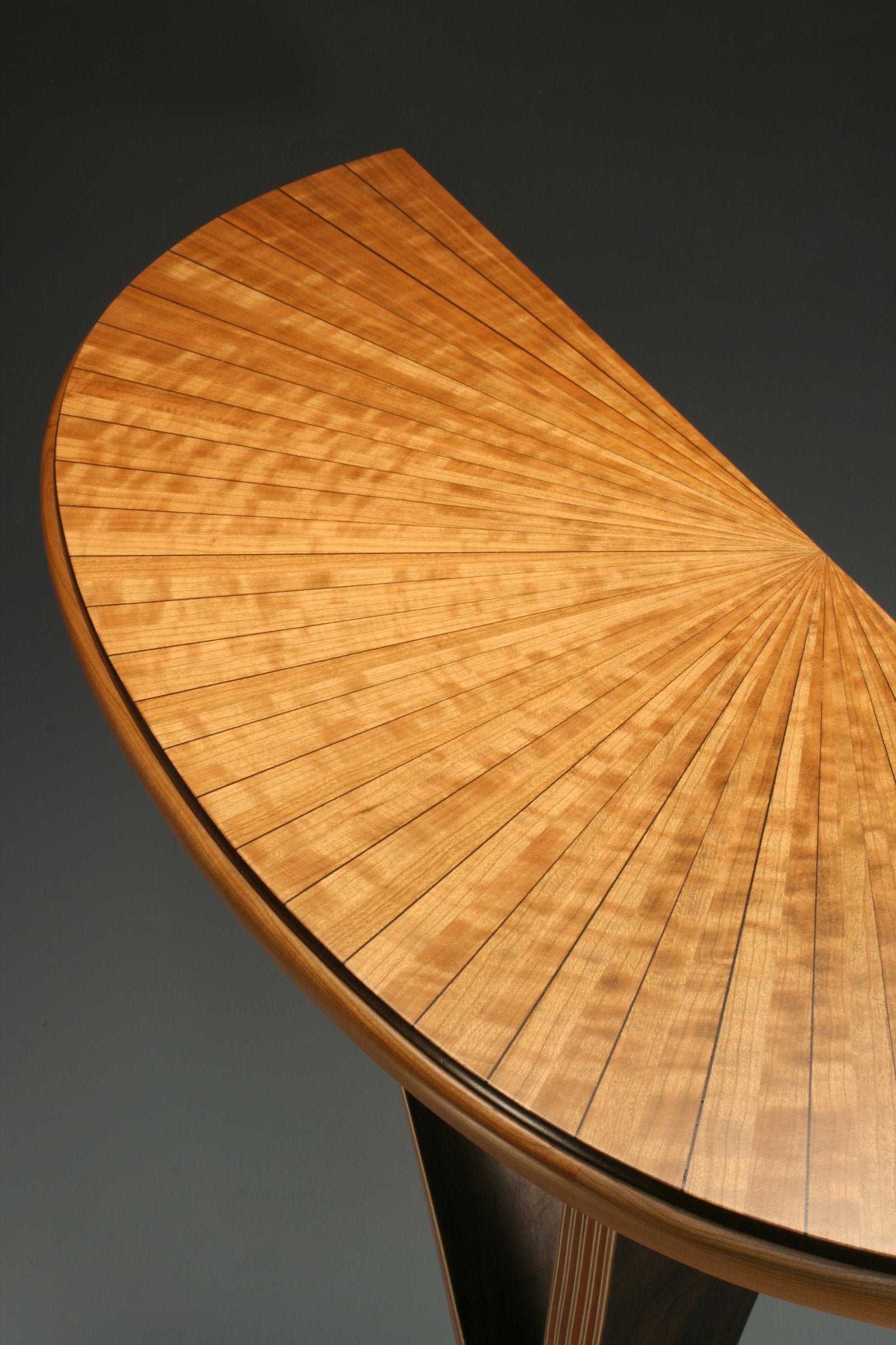 V Demilune Table