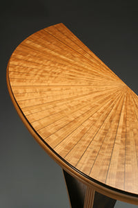 V Demilune Table