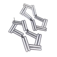 Angled Column Earrings