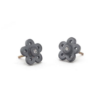 Diamond Flower Earrings