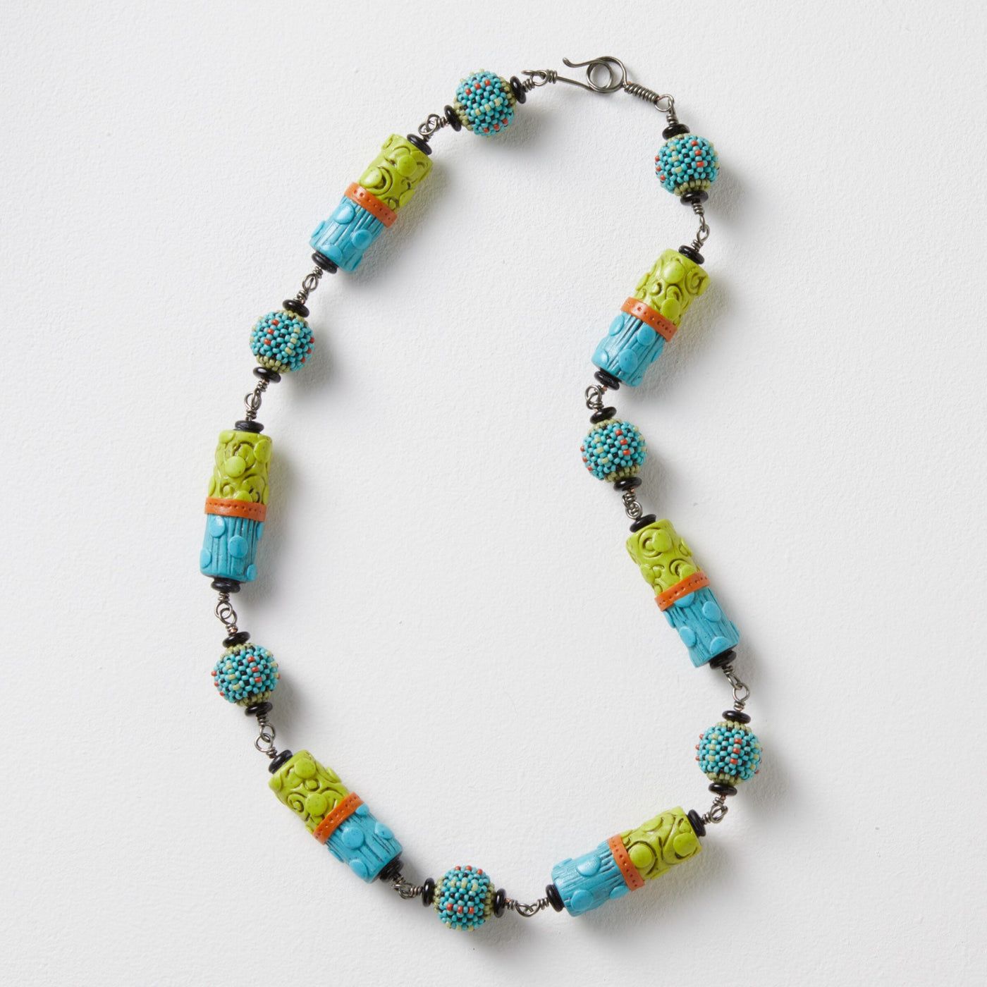 Turquoise Wasabi Combo Necklace