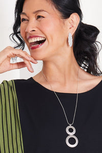 shown with Long Double Center Necklace