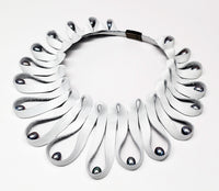 Ruffle Pearl Statement Necklace