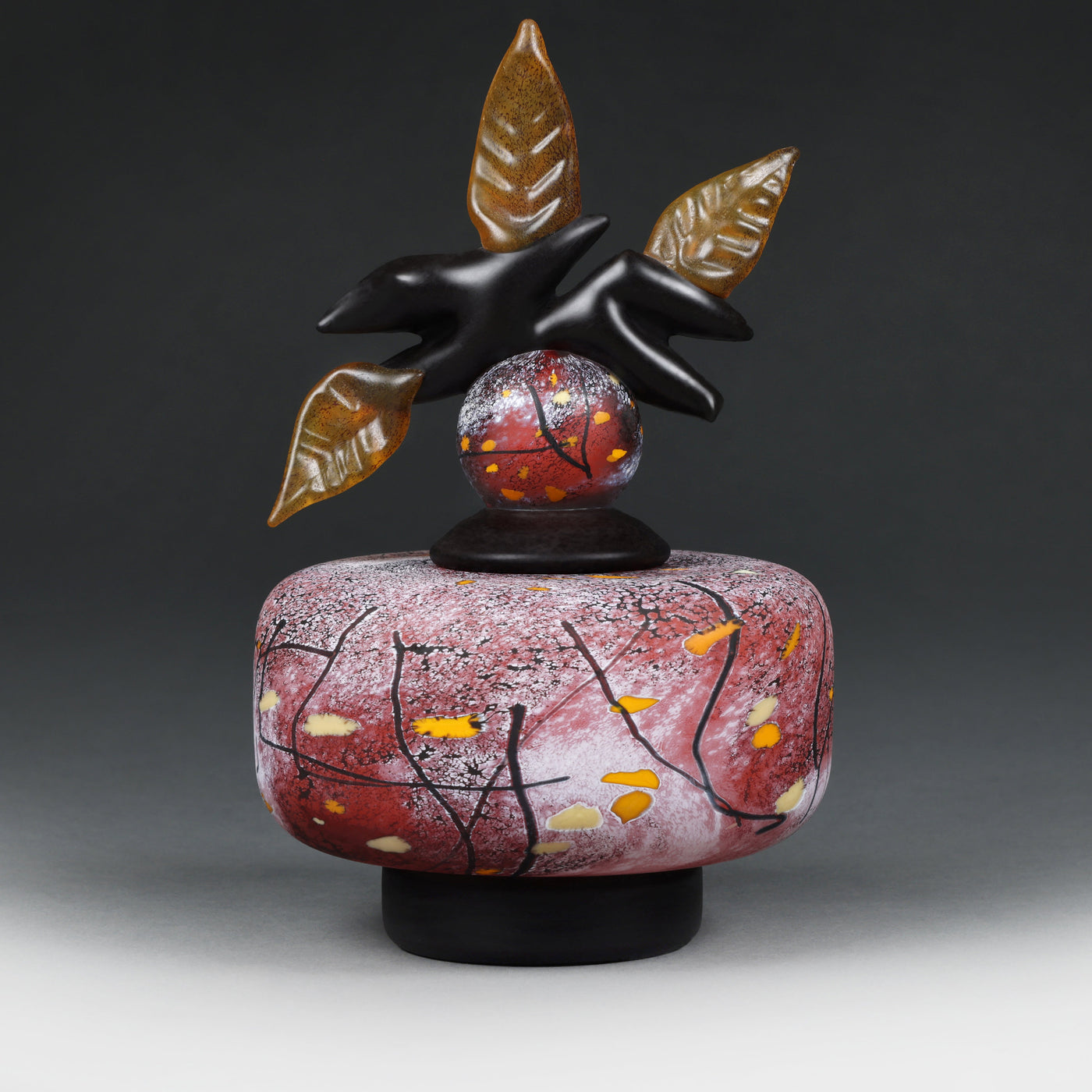 Red Autumn Apples Short Cylinder