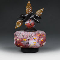Red Autumn Apples Short Cylinder