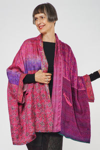 Double Collar Poncho #8
