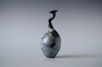 Ceramic Raku Vase, Naked Raku Firing