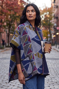Wool Adela Poncho