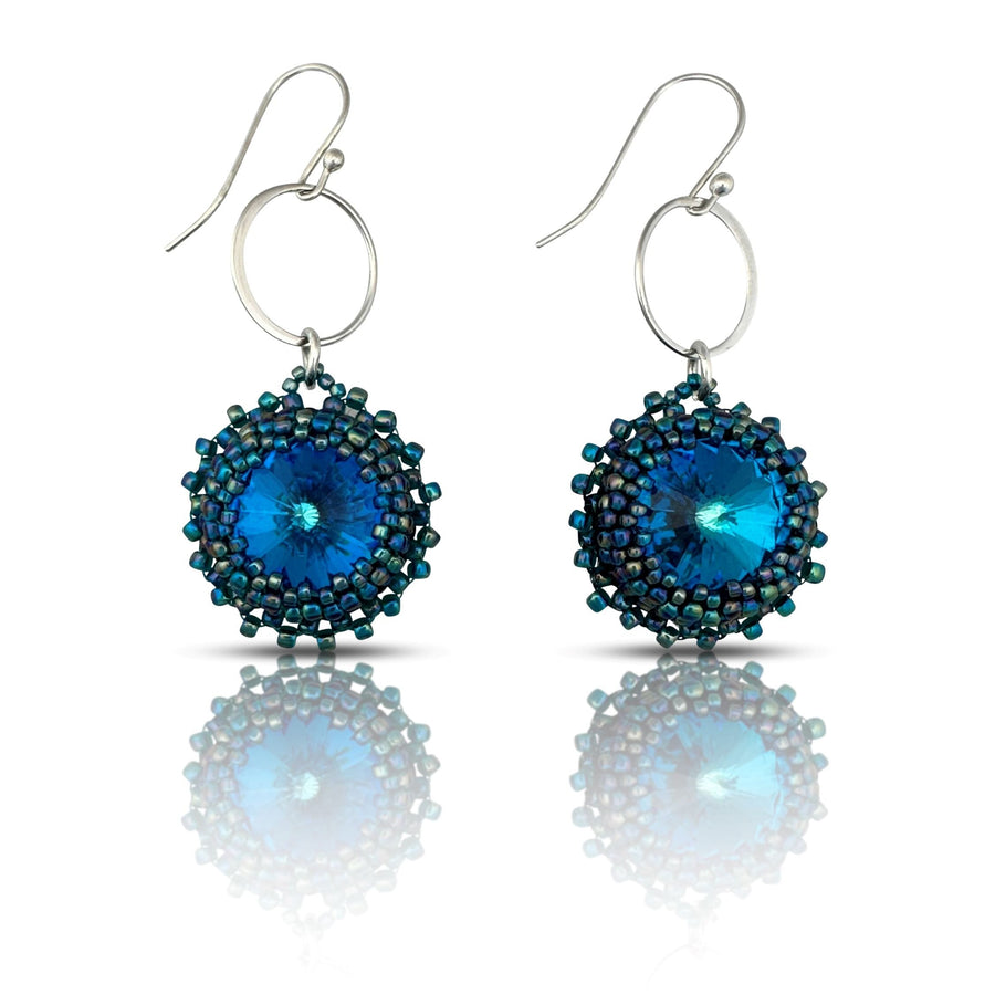 Teal Crystal & Teal Beads