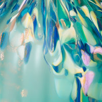 Aquamarine Kaleidoscope Gourd