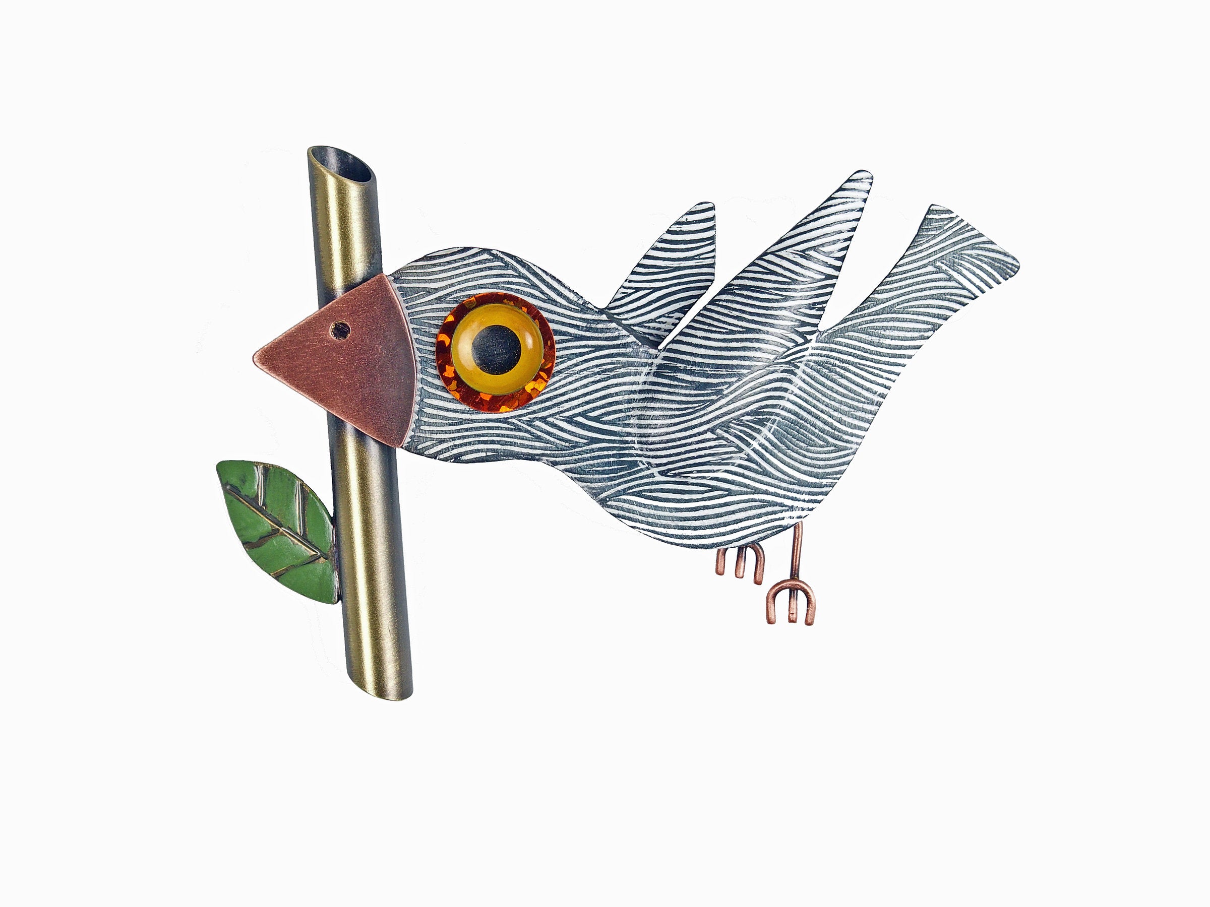 Boutonierre Bird Pin