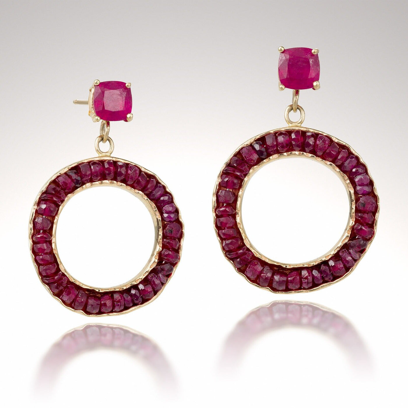 Ruby Treasure Earrings