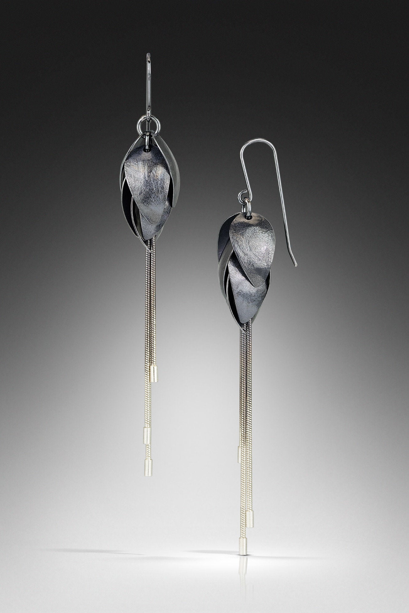 short in Oxidized Silver