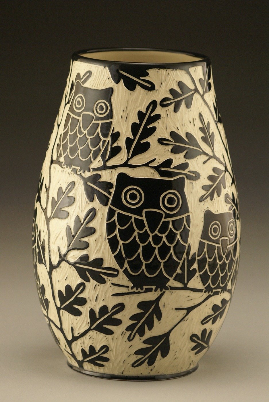 Owl Family Vase: Small