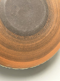 Orange and Green Narrow Neck Vessel
